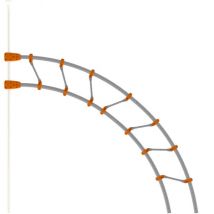 Echelle Inclinée Pour Structure De Jeux Evo - Garantie 2 Ans - Aleo By Trigano