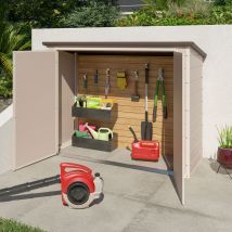 Abri De Jardin En Résine - Couleur Beige - Surface Totale 1,78 M² - Garantie 2 Ans - Trigano - Trigano