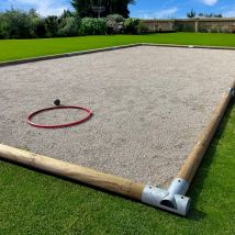 Terrain De Pétanque, Boulodrome En Kit – 12,15 M X 4,85 M - Fabrication Française - Garantie 2 Ans - Aleo By Trigano