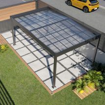 Carport aluminium trigano - libeccio - 16 m² - Trigano