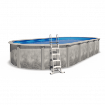 Piscine Hors Sol Acier Résine - Groupe De Filtration 10m³/h Avec Préfiltre - Profondeur 120 Cm - Garantie 2 Ans - Trigano