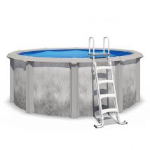 Piscine Hors Sol Acier Résine - Groupe De Filtration 4m³/h - Profondeur 120 Cm - Garantie 2 Ans - Trigano