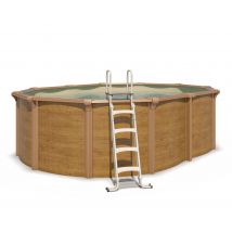 Piscine Métal Hors Sol Ronde - Groupe De Filtration 6m³/h Avec Préfiltre - Profondeur 120 Cm - Garantie 2 Ans - Trigano