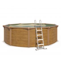 Piscine Métal Hors Sol Ronde - Groupe De Filtration 6m³/h Avec Préfiltre - Profondeur 120 Cm - Garantie 2 Ans - Trigano