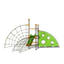 Structure De Jeux Trigano - Evo Kids - 8 Enfants - Inclus Toile D'adresse, Araignée, Pont De Singe - Fabrication Française - Garantie 10 Ans - Aleo By