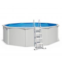Piscine Hors Sol Acier Ronde - Groupe De Filtration 4m³/h - Profondeur 106 Cm - Garantie 2 Ans - Trigano