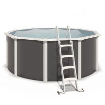Piscine Hors Sol Acier Ronde - Groupe De Filtration 4m³/h - Profondeur 120 Cm - Garantie 2 Ans - Trigano