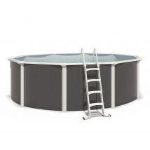 Piscine Hors Sol Acier Ronde - Groupe De Filtration 6m³/h Avec Préfiltre - Profondeur 120 Cm - Garantie 2 Ans - Trigano