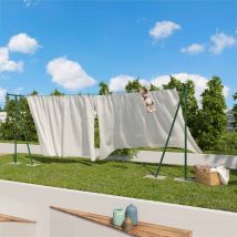 Etendoir à linge trigano windy vert - 60m de fil - Trigano