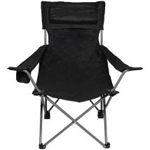 MFH Camping Klappstuhl Deluxe schwarz