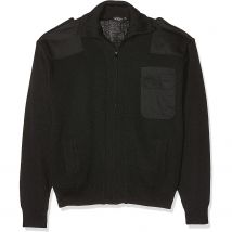 Strickjacke Wolle/Acryl schwarz Bekl. 52