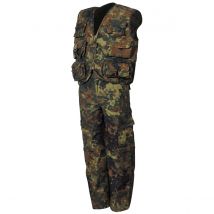 MFH Kinder Zip-Up Hose und Weste flecktarn XL