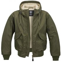 Jacke CWU Jacket Hooded oliv Restposten S