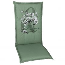 Tuinkussen hoge rug   Oostende green