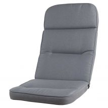 Tuinkussen hoge rug Kreta   Ribera anthracite (waterafstotend)