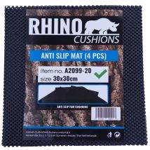 Anti slipmat zwart 30x30cm Rhino (set van 4)