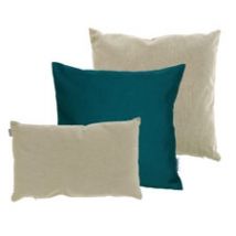 Sierkussenset   Havana jute en ribera petrol