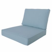 Loungekussenset Carré 60x60cm met rug 60x40cm   Lisboa Jeans (waterafstotend)
