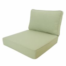 Loungekussenset Carré 60x60cm met rug 60x40cm   Lisboa Pistachio (waterafstotend)