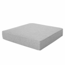 Loungekussen 60x60cm carré   Lisboa Light grey (waterafstotend)
