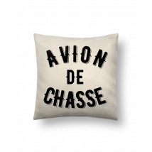 Coussin - Avion De Chasse - Beige - Polyester - Taille 45 x 45 cm
