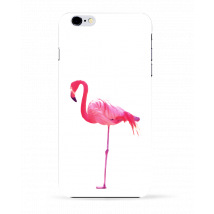 Coque 3D iPhone 6 Plus - - Flamant Rose - Blanc - Plastique - Taille Unique