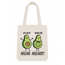 Tote Bag - Avocado Avocadont Pour Femme - Gris Chiné - Coton et Polyester - Taille Unique