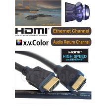 1m Hdmi Cable High Speed with Ethernet Channel Audio Return HEAC