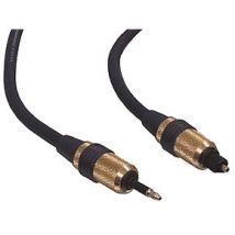 1m Toslink to Mini Toslink (3.5mm Minijack) Optical Cable