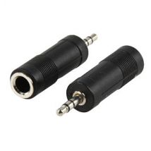 3.5mm Stereo Plug to 1/4 inch Stereo Socket Adapter