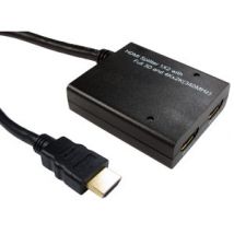 High Speed 2 Way HDMI Splitter Full 3D 1080p and 4k x 2k
