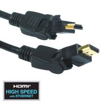 3m HDMI Rotating Cable with Swivel High Speed Ethernet