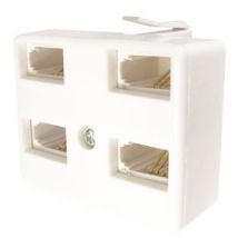 4 Way Telephone Adapter Splitter