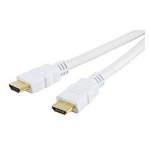 0.5m White HDMI Cable High Speed with Ethernet