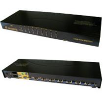 8 Port KVM Switch with Audio - SVGA & USB