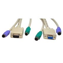 3m 2x M-F PS/2 & 1x SVGA M-F KVM Cable