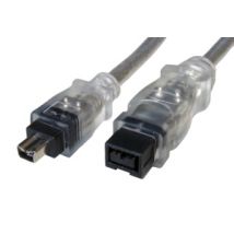 3m Firewire 9 Pin (M) to 4 Pin (M) Cable