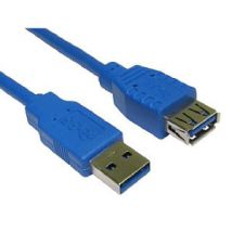 5m USB 3.0 Extension Cable - Type A Male to A Female Blue
