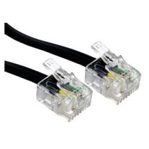 3m Black RJ11 ADSL Modem Cable