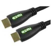 3m HDMI Cable with Green LED Illuminated Connectors