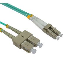 LC - SC 50/125 OM3 Fibre Optic Patch Cable 1m
