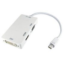 Mini DisplayPort to HDMI DVI VGA Leaded Adapter