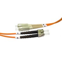 1m Fibre Optic Cable ST-SC orange 50/125 OM2