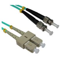 ST -SC 50/125 OM3 Fibre Optic Patch Cable 1m