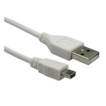 50cm USB2.0 Type A M to Mini B M Cable White