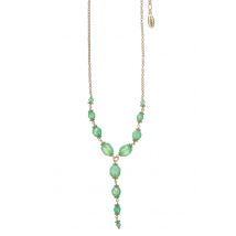 Damenkette :locket mint/gold