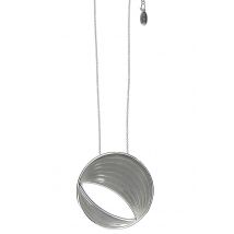 Damenkette :bright eye grey/silver