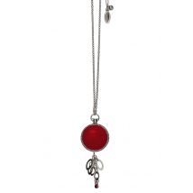 Damenkette :timeless red/silver