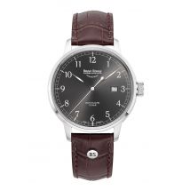 Hamburg Automatik Big Herrenuhr Grau