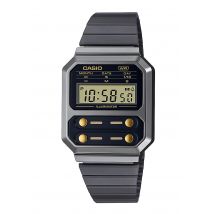 Digitaluhr Vintage Edgy Schwarz